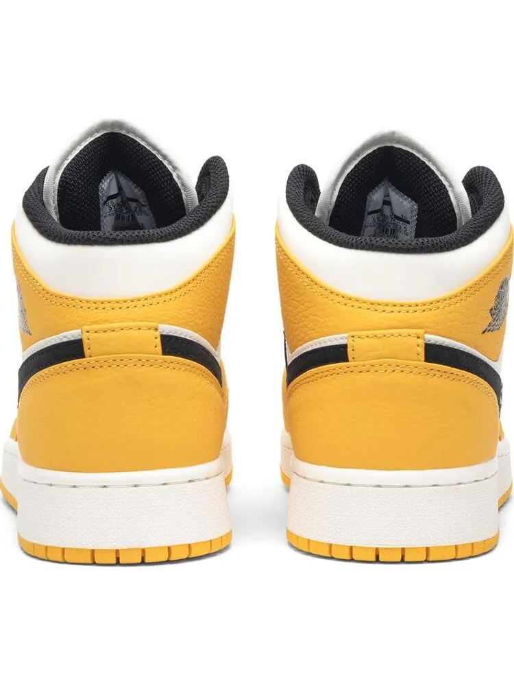 Кроссовки Air Jordan 1 Mid GS Lakers — изображение 6 из 8, золото