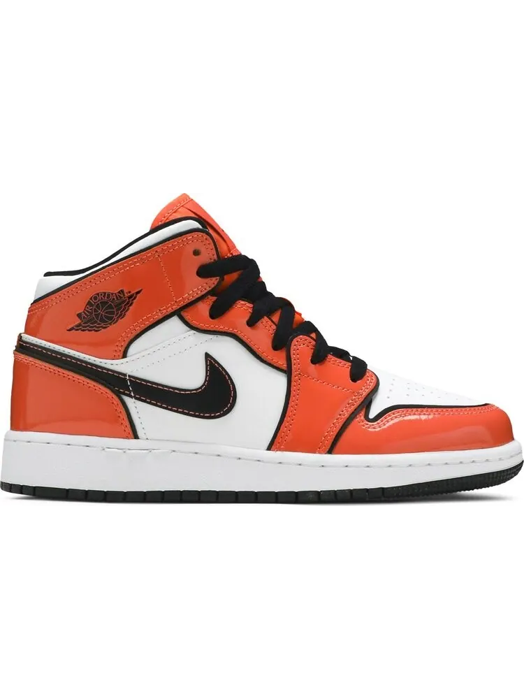 Кроссовки Air Jordan 1 Mid SE GS Turf Orange — изображение 1 из 8, оранжевый