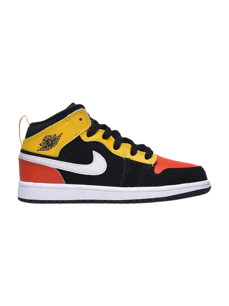 Кроссовки Air Jordan 1 Mid SE PS — изображение 1 из 1, черный