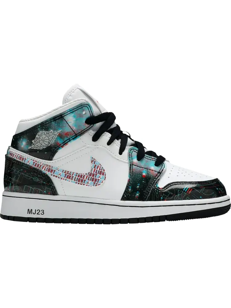 Кроссовки Air Jordan 1 Mid SE PS Take Flight — изображение 1 из 1, белый
