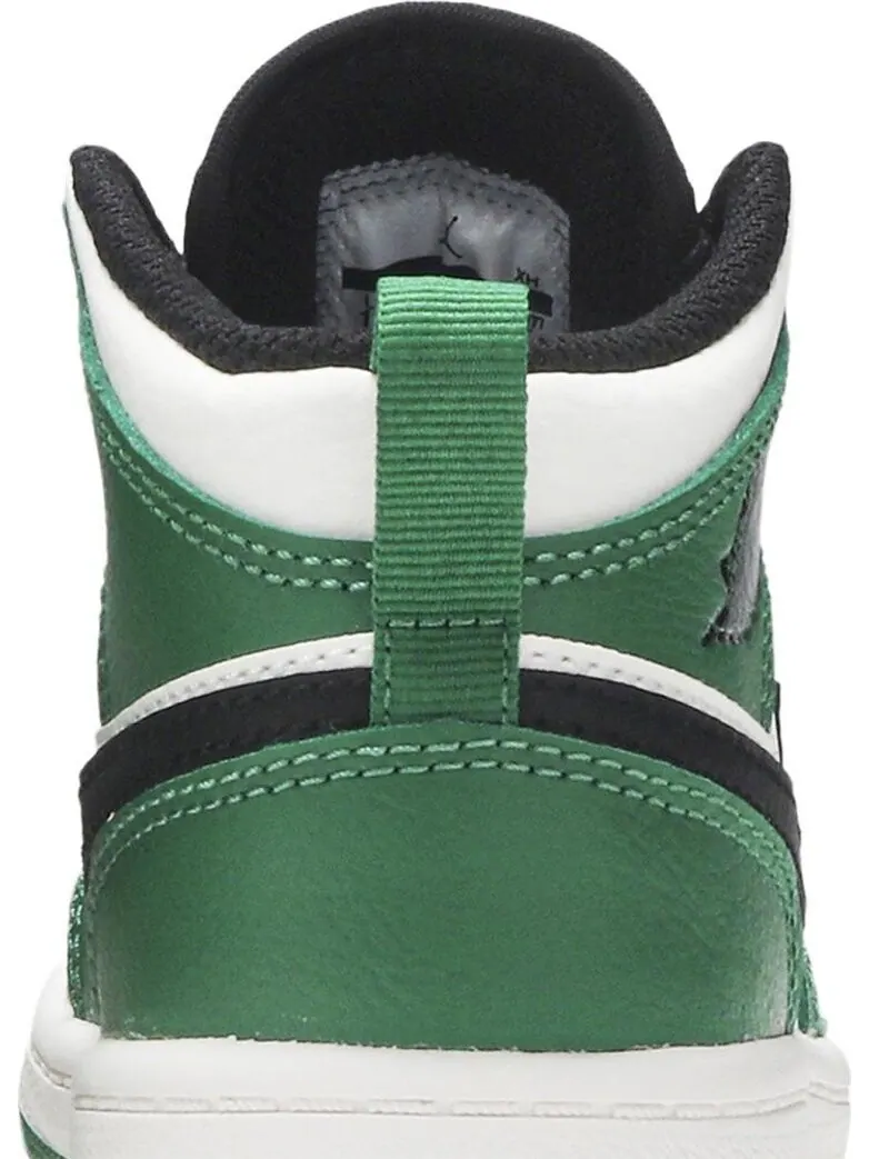 Кроссовки Air Jordan 1 Mid SE PS Pine Green — изображение 7 из 8, зеленый