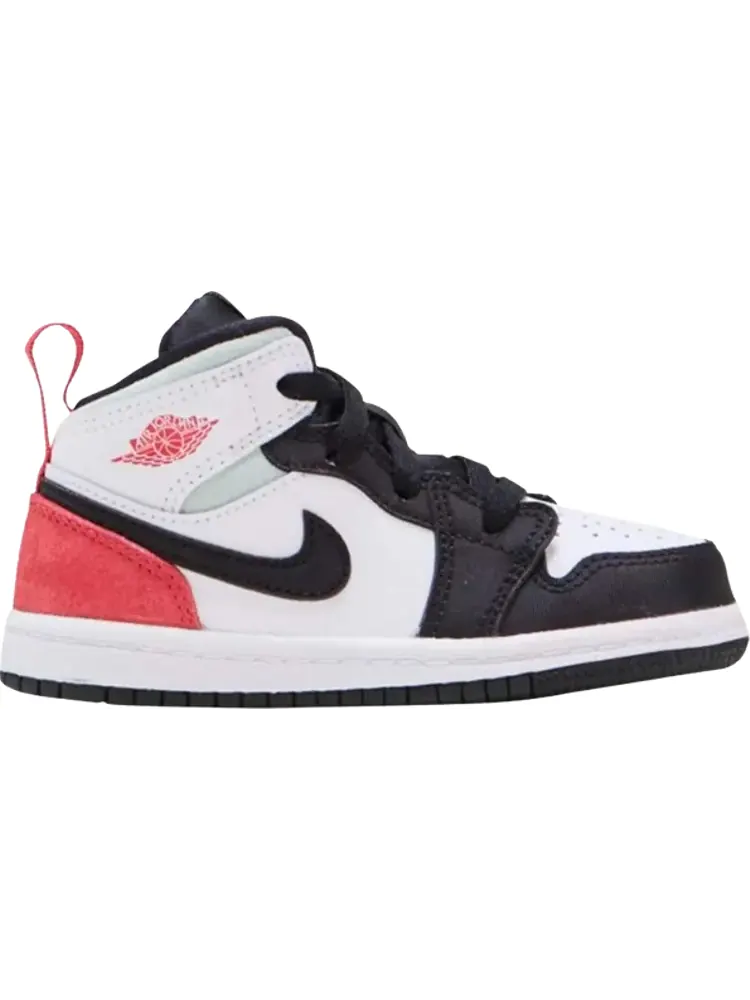 Кроссовки Air Jordan 1 Mid SE TD Red Black Toe — изображение 1 из 1, красный