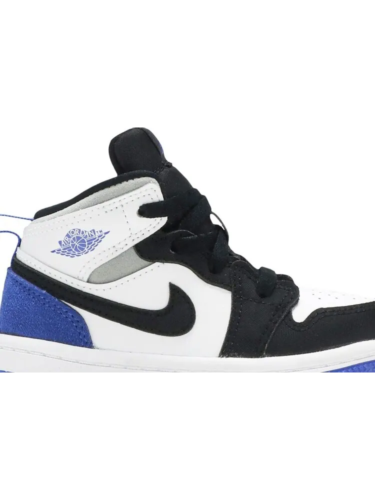 Кроссовки Air Jordan 1 Mid SE TD Royal Black Toe — изображение 2 из 8, синий