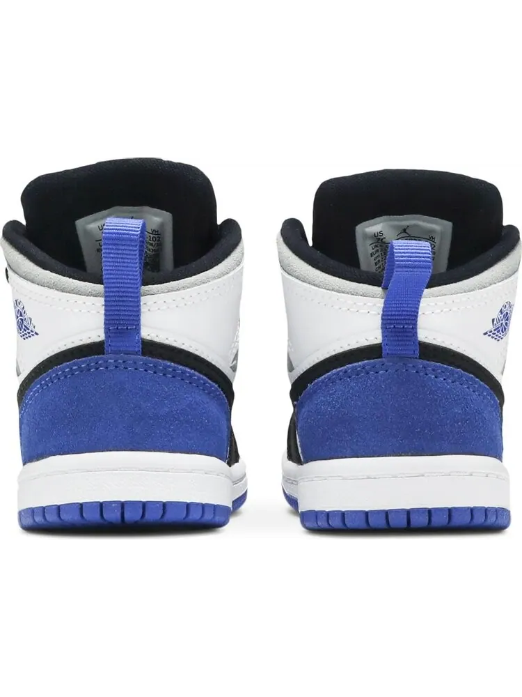 Кроссовки Air Jordan 1 Mid SE TD Royal Black Toe — изображение 6 из 8, синий