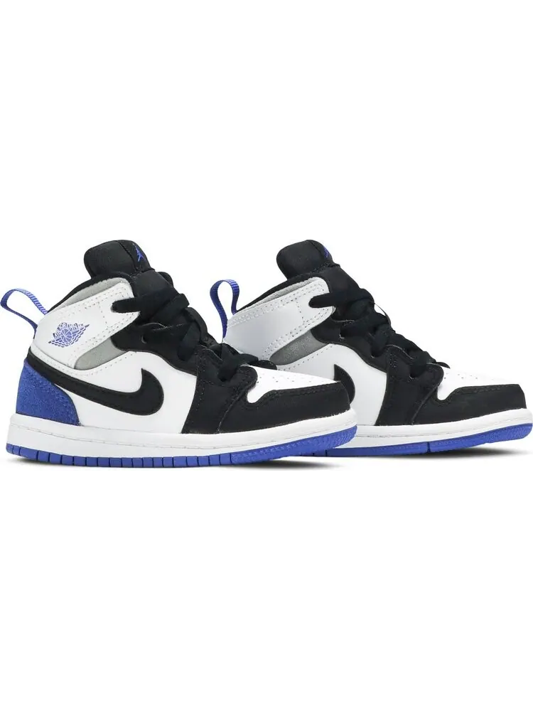Кроссовки Air Jordan 1 Mid SE TD Royal Black Toe — изображение 8 из 8, синий
