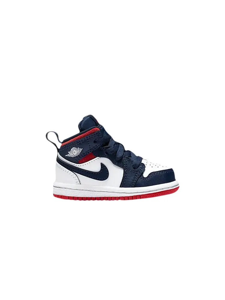 Кроссовки Air Jordan 1 Mid SE TD — изображение 1 из 1, белый
