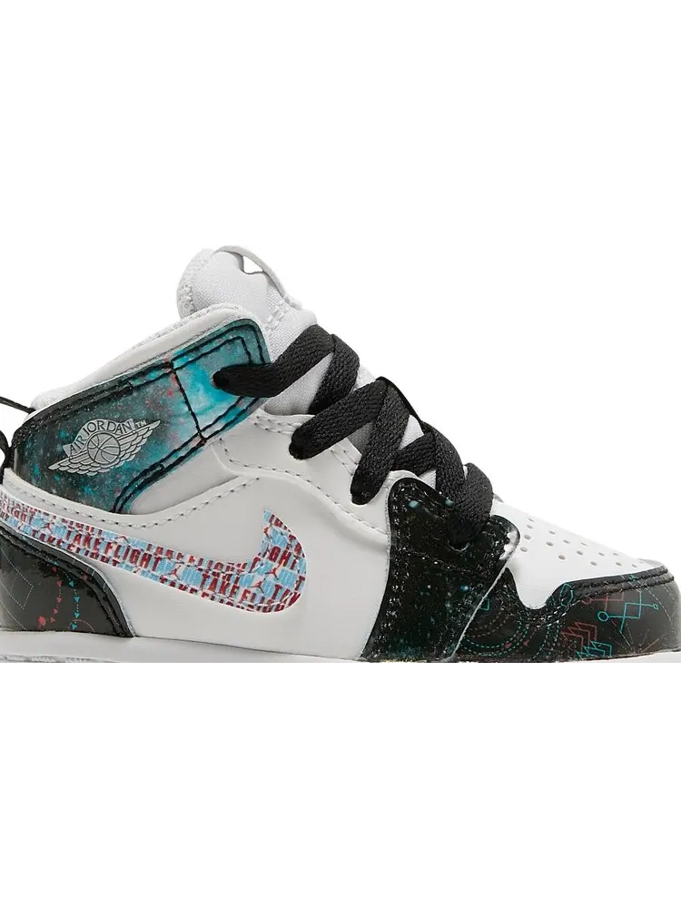 Кроссовки Air Jordan 1 Mid SE TD Take Flight — изображение 2 из 8, белый