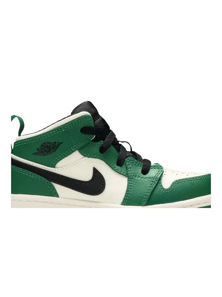Кроссовки Air Jordan 1 Mid SE TD 'Pine Green' — изображение 2 из 4, зеленый