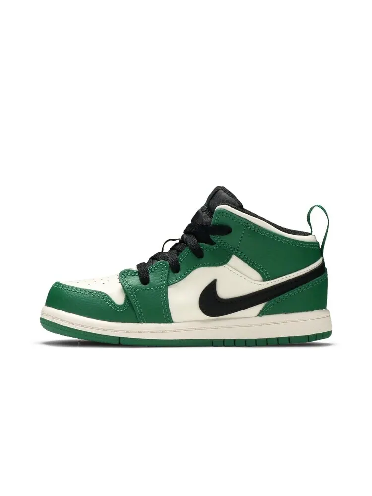 Кроссовки Air Jordan 1 Mid SE TD 'Pine Green' — изображение 3 из 4, зеленый