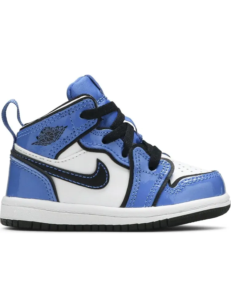 Кроссовки Air Jordan 1 Mid SE TD Signal Blue — изображение 1 из 8, синий