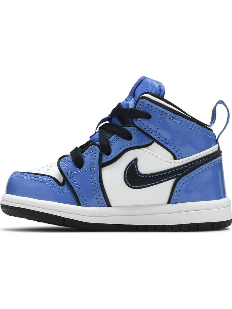 Кроссовки Air Jordan 1 Mid SE TD Signal Blue — изображение 3 из 8, синий