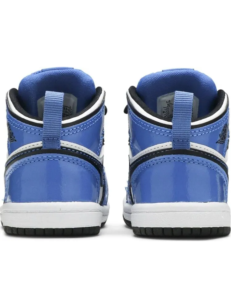 Кроссовки Air Jordan 1 Mid SE TD Signal Blue — изображение 6 из 8, синий