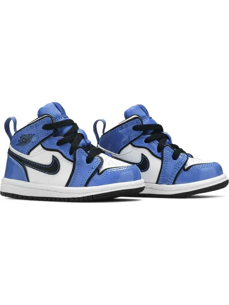 Кроссовки Air Jordan 1 Mid SE TD Signal Blue — изображение 8 из 8, синий