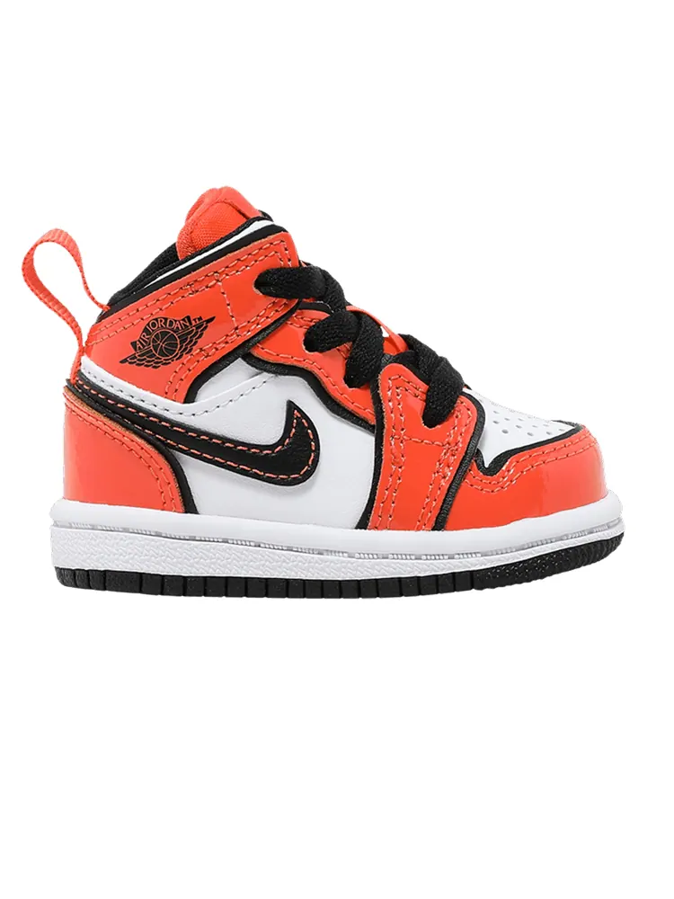 Кроссовки Air Jordan Air Jordan 1 Mid SE TD 'Turf Orange' — изображение 1 из 9, оранжевый/черный/белый