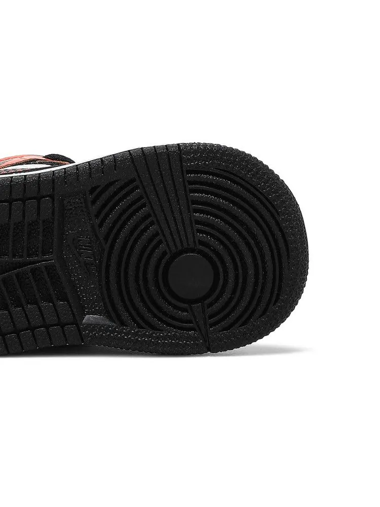 Кроссовки Air Jordan Air Jordan 1 Mid SE TD 'Turf Orange' — изображение 6 из 9, оранжевый/черный/белый