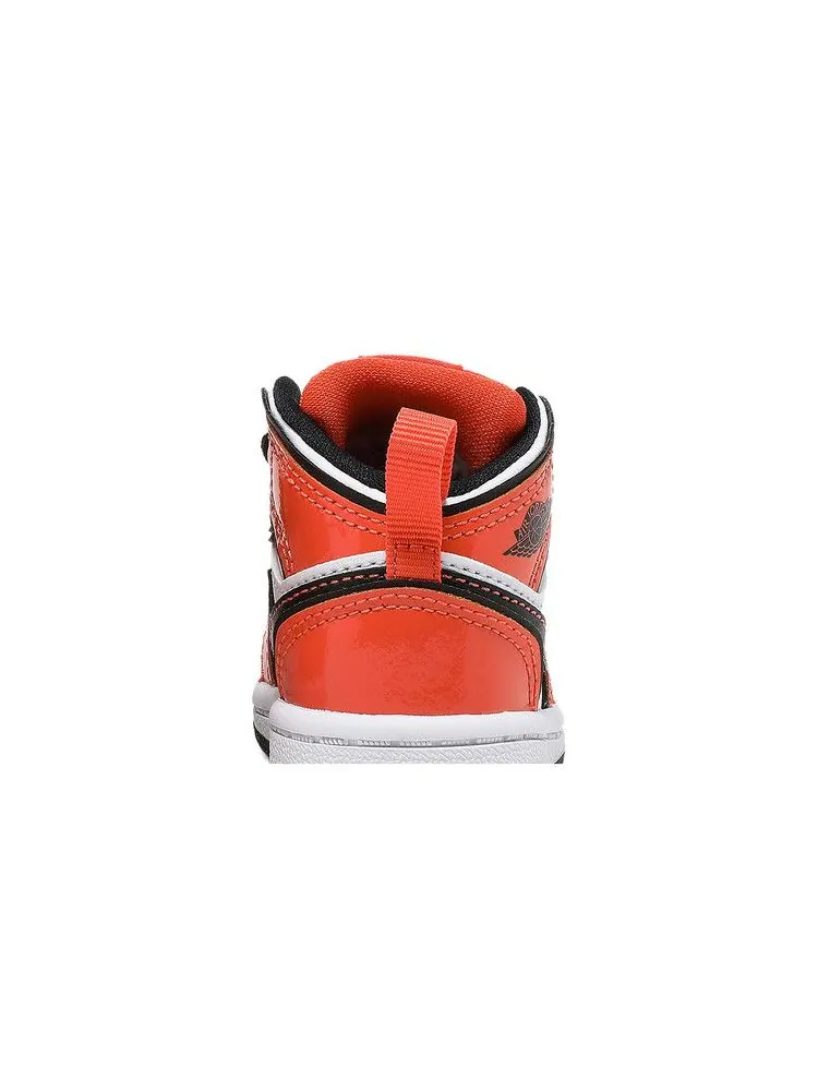 Кроссовки Air Jordan Air Jordan 1 Mid SE TD 'Turf Orange' — изображение 8 из 9, оранжевый/черный/белый