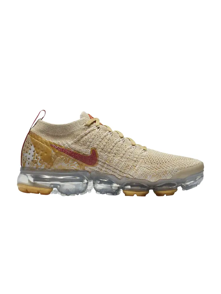 Кроссовки Nike Wmns Air VaporMax 2 Flyknit 'Chinese New Year' — изображение 1 из 1, загар