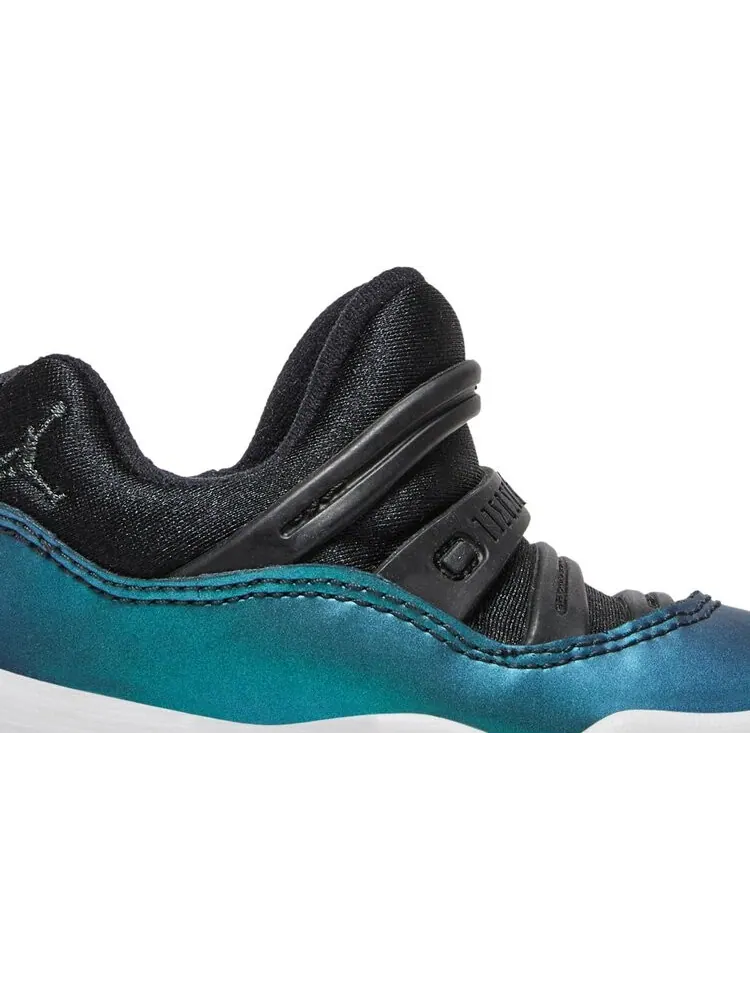 Кроссовки Jordan 11 Retro Little Flex TD Black Iridescent — изображение 2 из 8, черный