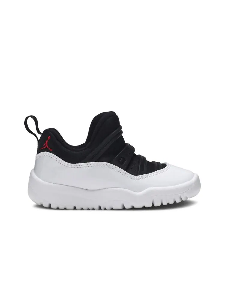 Кроссовки Air Jordan Jordan 11 Retro Little Flex TD 'Black' — изображение 2 из 9, черный/красный/белый