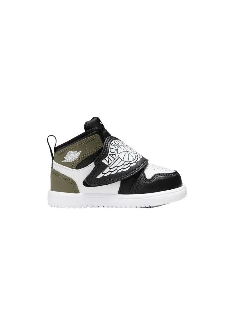 Кроссовки Sky Jordan 1 TD 'Black Toe Medium Olive' — изображение 1 из 1, черный оливковый