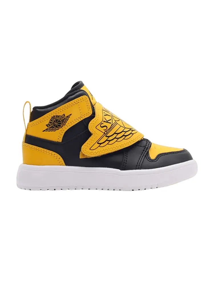 Кроссовки Air Jordan Sky Jordan 1 PS 'Black University Gold' — изображение 1 из 1, черный/золотистый/белый