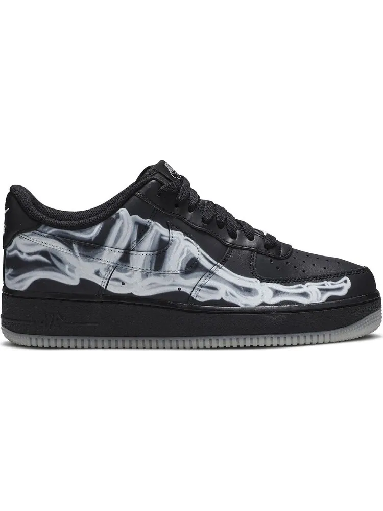 Кроссовки Nike Air Force 1 '07 QS 'Black Skeleton' — изображение 1 из 8, черный