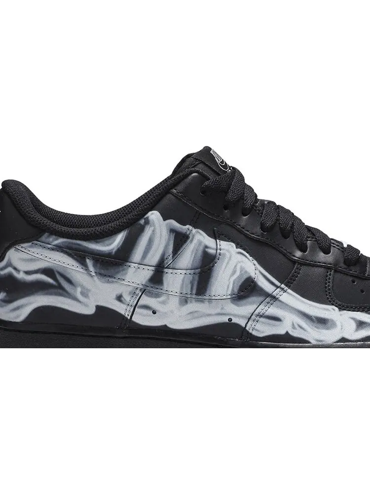 Кроссовки Nike Air Force 1 '07 QS 'Black Skeleton' — изображение 2 из 8, черный
