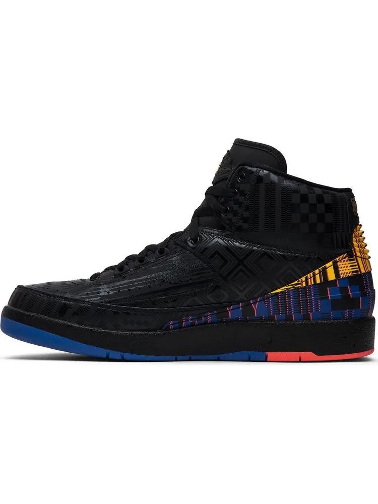 Кроссовки Air Jordan 2 Retro Black History Month 2019 — изображение 3 из 8, черный