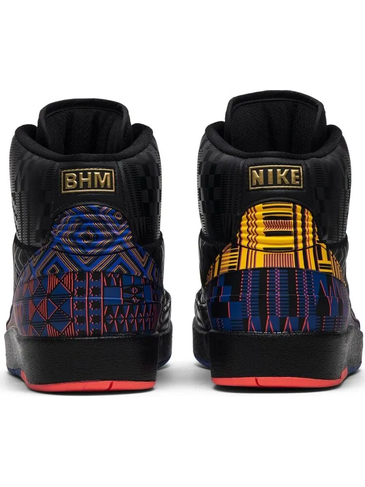 Кроссовки Air Jordan 2 Retro Black History Month 2019 — изображение 6 из 8, черный