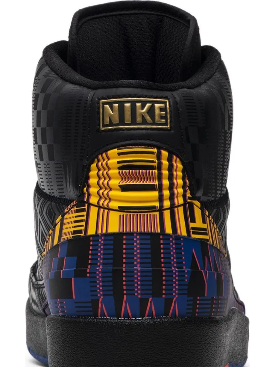 Кроссовки Air Jordan 2 Retro Black History Month 2019 — изображение 7 из 8, черный