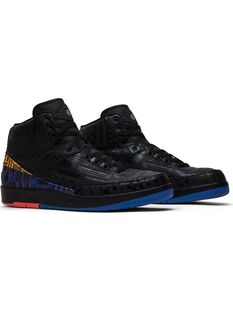 Кроссовки Air Jordan 2 Retro Black History Month 2019 — изображение 8 из 8, черный