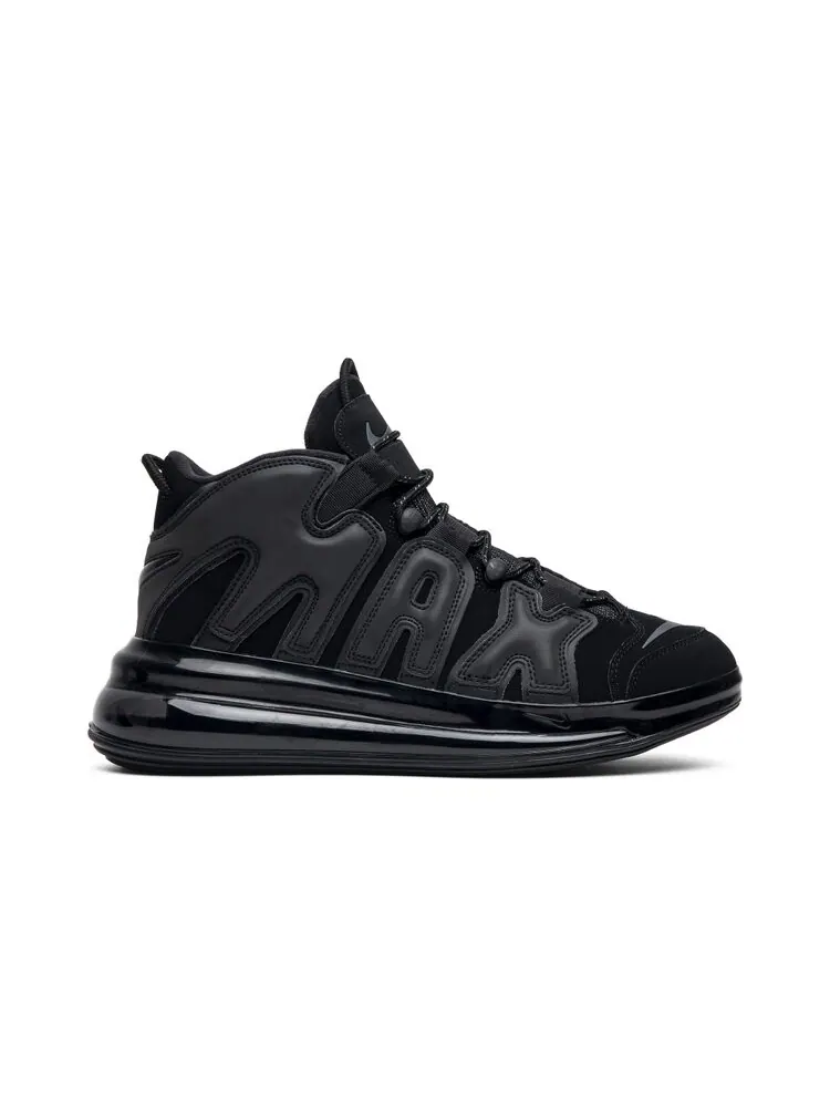 Кроссовки Nike Air More Uptempo 720 QS 'Triple Black' — изображение 1 из 4, черный