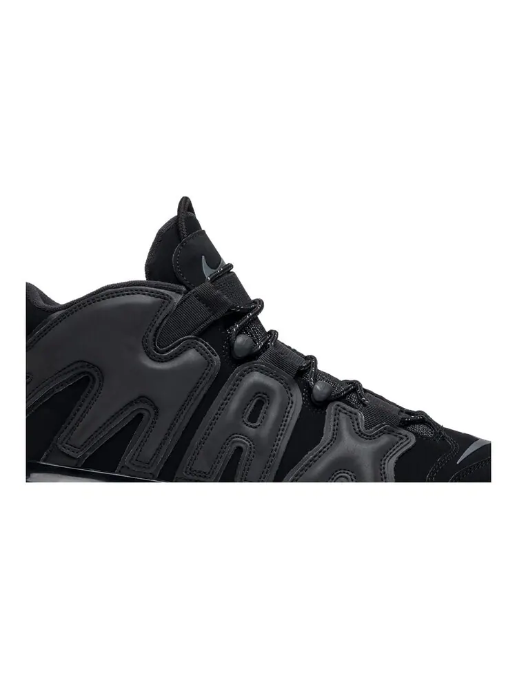 Кроссовки Nike Air More Uptempo 720 QS 'Triple Black' — изображение 2 из 4, черный
