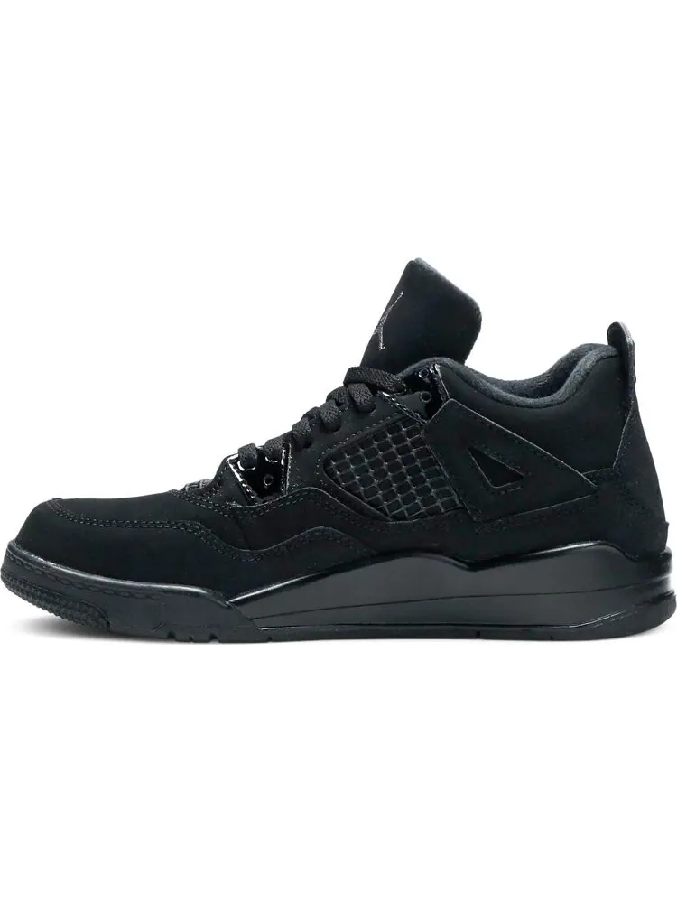 Кроссовки Air Jordan 4 Retro PS Black Cat 2020 — изображение 3 из 8, черный