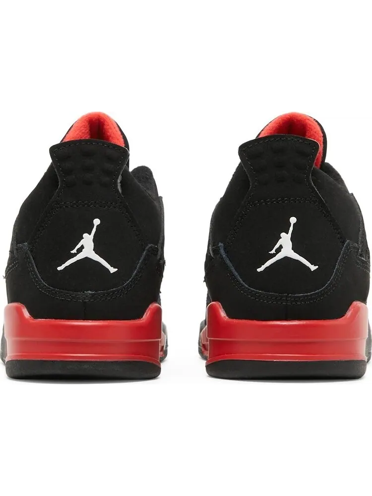 Кроссовки детские Air Jordan 4 Retro PS Red Thunder — изображение 6 из 8, красный