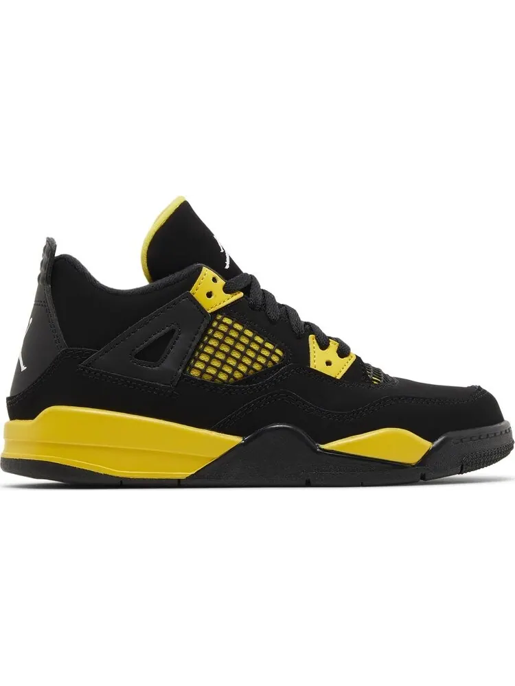 Кроссовки Air Jordan 4 Retro PS 'Thunder' 2023 — изображение 1 из 4, черный
