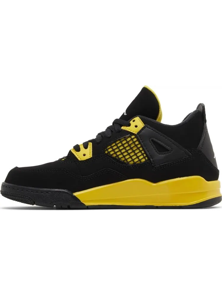 Кроссовки Air Jordan 4 Retro PS 'Thunder' 2023 — изображение 3 из 4, черный