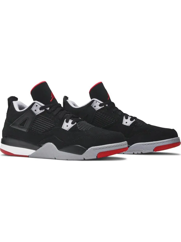 Кроссовки Air Jordan 4 Retro OG PS Bred 2019 — изображение 8 из 8, черный