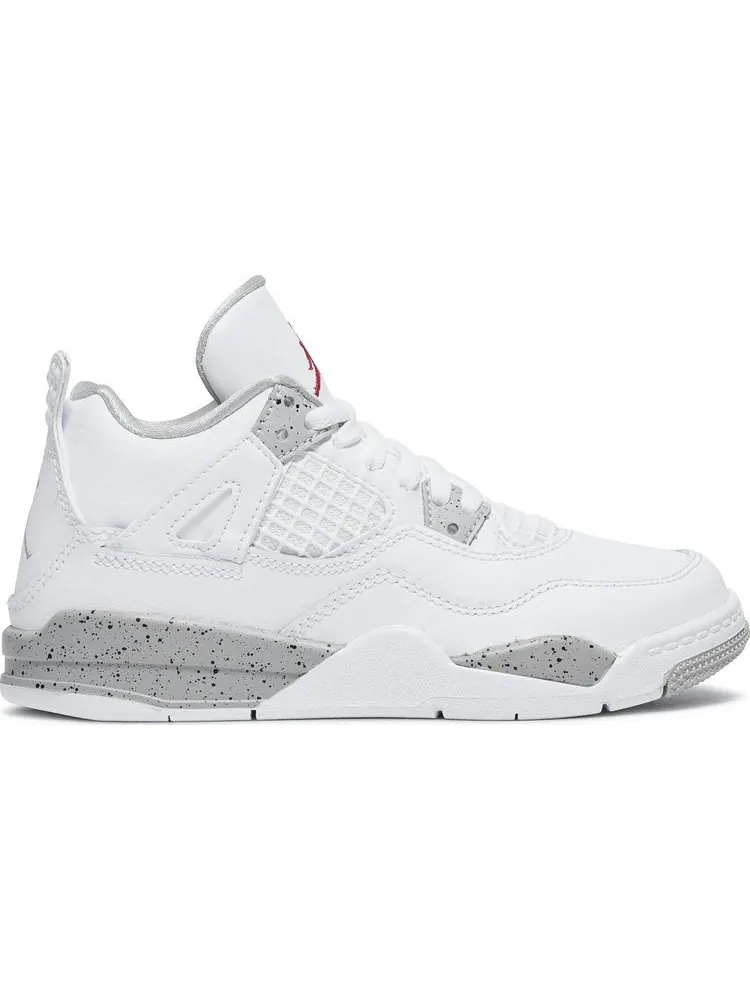 Кроссовки Air Jordan 4 Retro PS White Oreo — изображение 1 из 8, белый