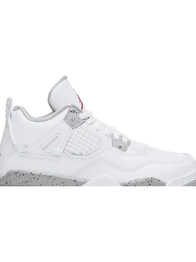 Кроссовки Air Jordan 4 Retro PS White Oreo — изображение 2 из 8, белый