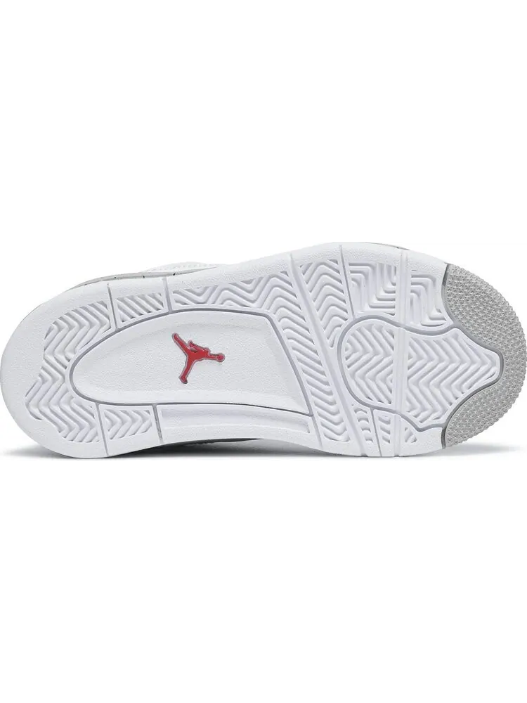 Кроссовки Air Jordan 4 Retro PS White Oreo — изображение 4 из 8, белый