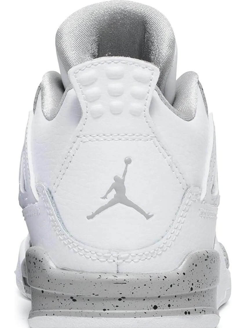 Кроссовки Air Jordan 4 Retro PS White Oreo — изображение 7 из 8, белый
