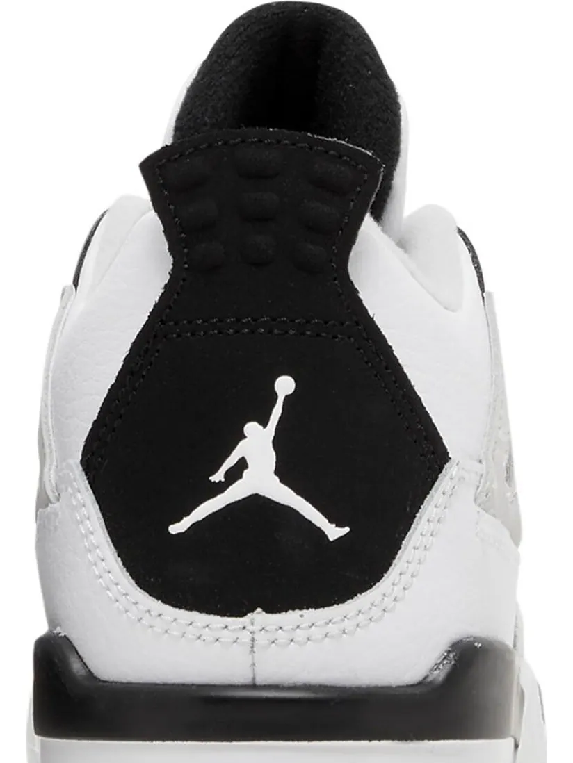 Кроссовки Air Jordan 4 Retro PS Military Black — изображение 7 из 8, белый
