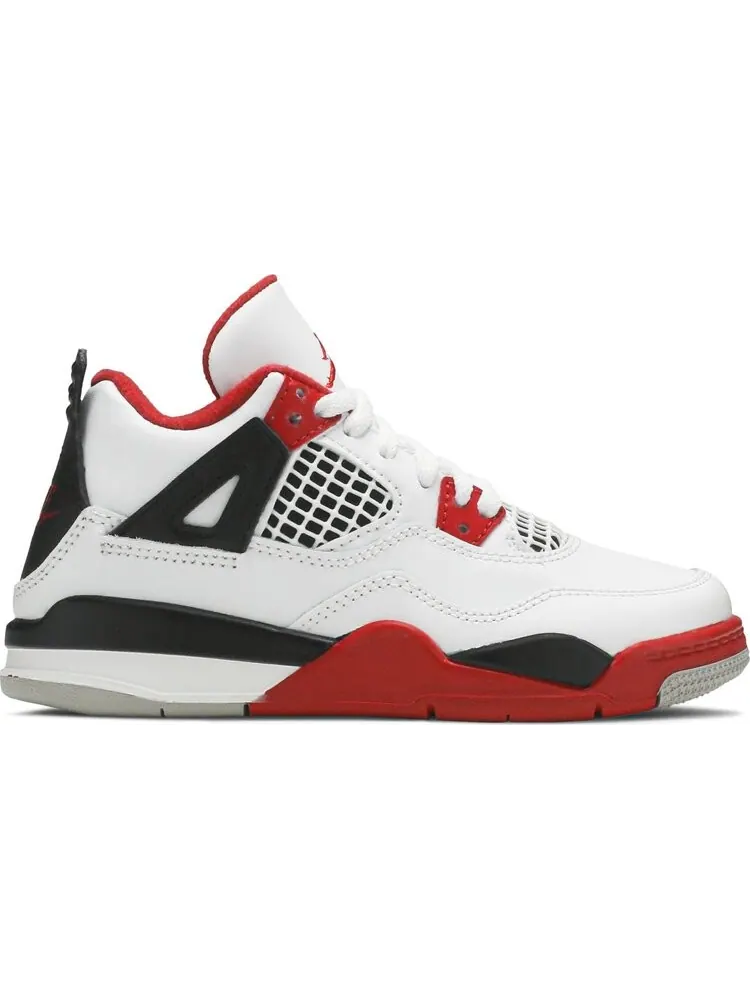 Кроссовки Air Jordan 4 Retro OG PS Fire Red 2020 — изображение 1 из 8, белый