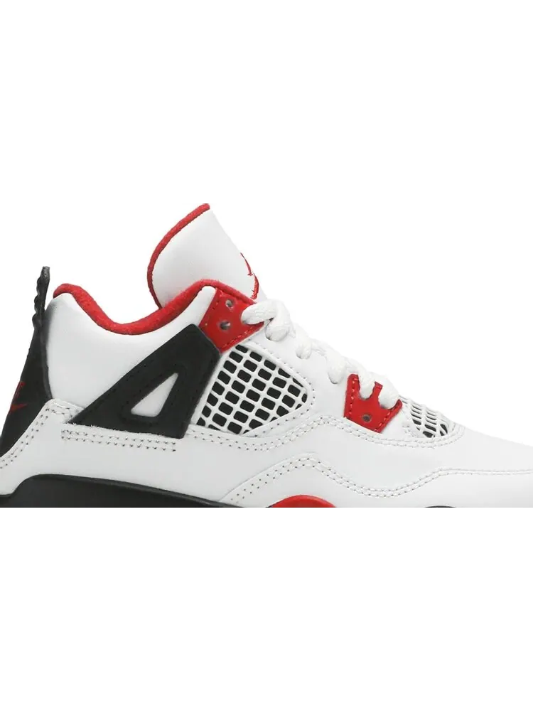 Кроссовки Air Jordan 4 Retro OG PS Fire Red 2020 — изображение 2 из 8, белый