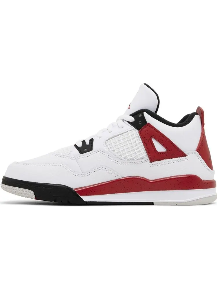 Кроссовки Air Jordan 4 Retro PS 'Red Cement' — изображение 3 из 4, белый