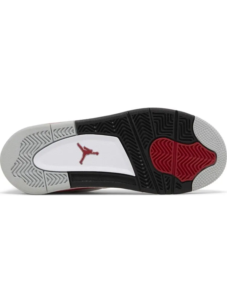 Кроссовки Air Jordan 4 Retro PS 'Red Cement' — изображение 4 из 4, белый