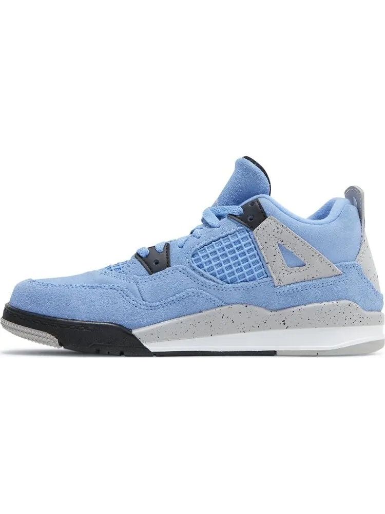 Кроссовки Air Jordan 4 Retro PS University Blue — изображение 3 из 8, синий