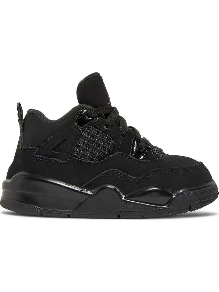 Кроссовки Air Jordan 4 Retro TD Black Cat 2020 — изображение 1 из 8, черный