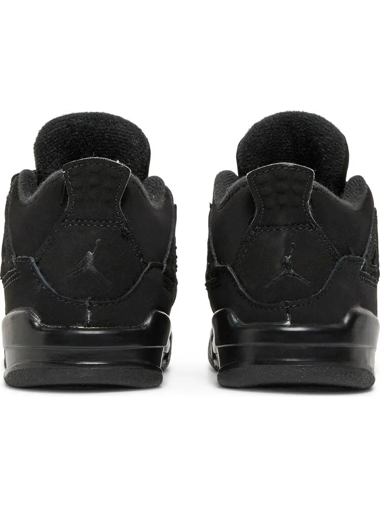 Кроссовки Air Jordan 4 Retro TD Black Cat 2020 — изображение 6 из 8, черный